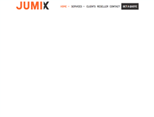 Tablet Screenshot of jumixdesign.com